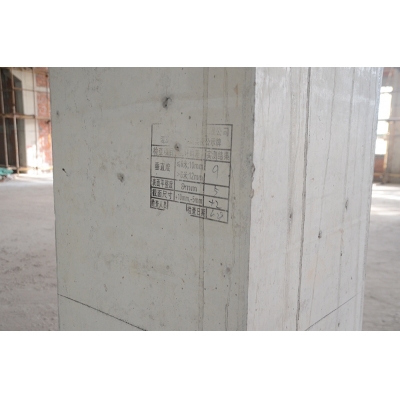 框架柱實(shí)測實(shí)量情況