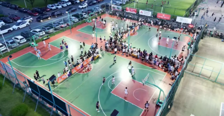 海鹽縣第24屆“中達(dá)建設(shè)杯”3×3籃球賽開幕