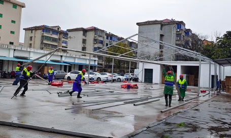 義務(wù)搶建醫(yī)藥公司臨時(shí)倉(cāng)庫(kù)